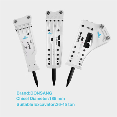 300 Bpm Open Type Hydraulic Hammer Breaker Chisel Length 1700mm