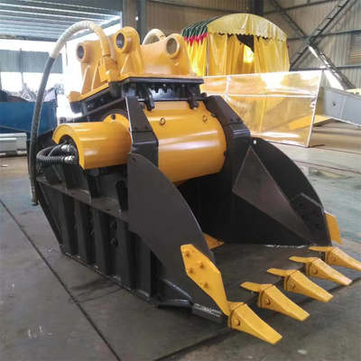 Durable Excavator Crusher Bucket 0.74M3 for 18 - 26 Tons