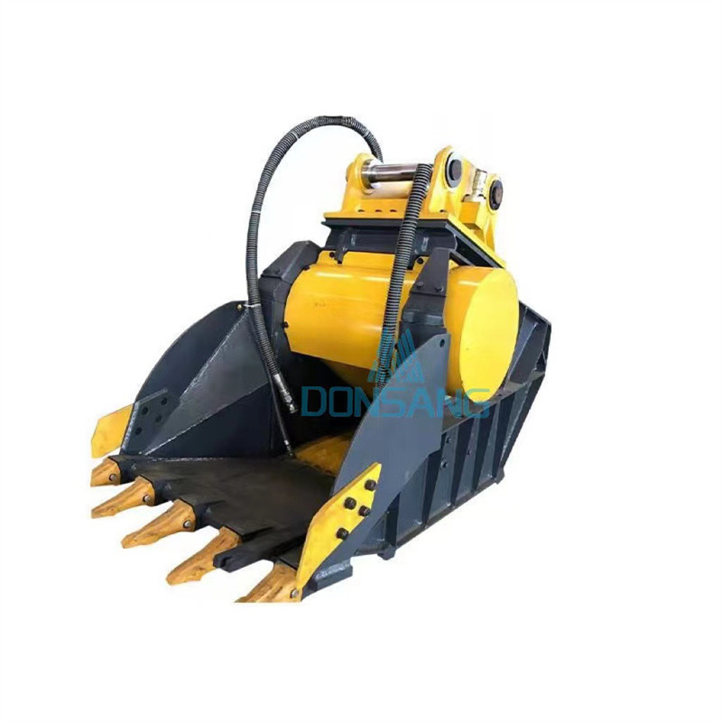 10-18 Ton Excavator Crusher Bucket Concrete Demolition Jaw Bucket